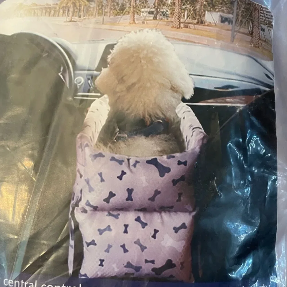 Dog/Cat Car Carrier NEW Bone Pattern